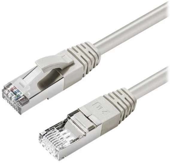 MicroConnect CAT6A S/FTP 0,25m Pilkas LSZH