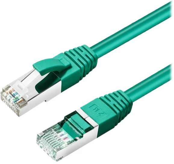 MicroConnect CAT6A S/FTP 10m Žalias LSZH