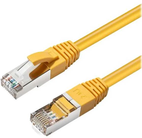 MicroConnect CAT6A S/FTP 1m Geltona LSZH
