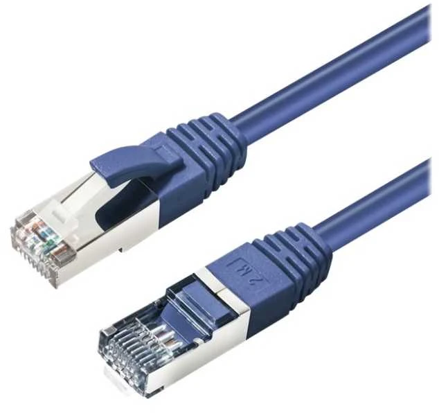 MicroConnect CAT6A S/FTP 2m Mėlyna LSZH