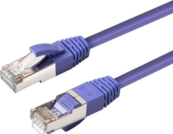 MicroConnect CAT6A S/FTP 30m Violetinė LSZH