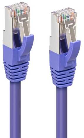 MicroConnect CAT6A S/FTP 30m Violetinė LSZH