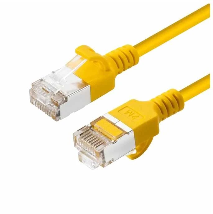 „Microconnect V-FTP6A015Y-SLIM“, 1,5 m, Cat6a, U/FTP (STP), RJ-45, RJ-45, geltonas