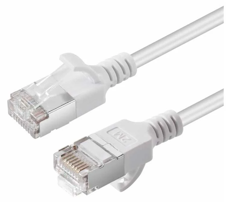 „Microconnect V-FTP6A015W-SLIM“, 1,5 m, Cat6a, U/FTP (STP), RJ-45, RJ-45, baltas