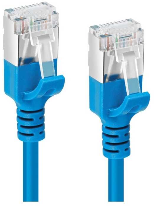 „Microconnect V-FTP6A01B-SLIM“, 1 m, Cat6a, U/FTP (STP), RJ-45, RJ-45, Mėlynas