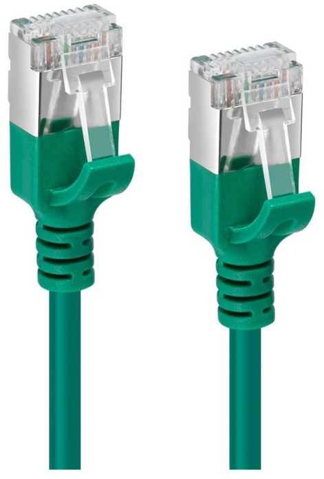 MicroConnect „Microconnect V-FTP6A03G-SLIM“ tinklo kabelis žalias 3 m Cat6a U/FTP (STP)
