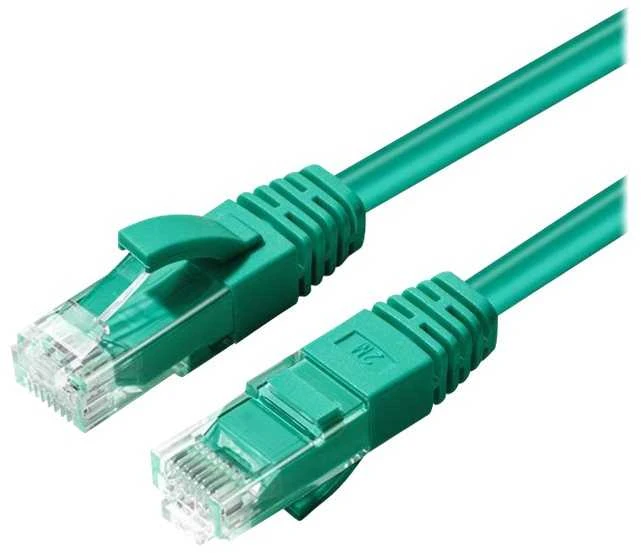MicroConnect CAT6A UTP 0,25m Žalias LSZH