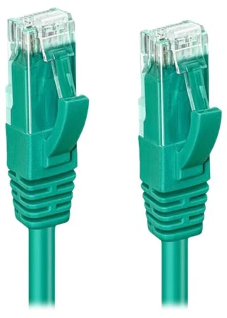 MicroConnect CAT6A UTP 0.5m Žalias LSZH