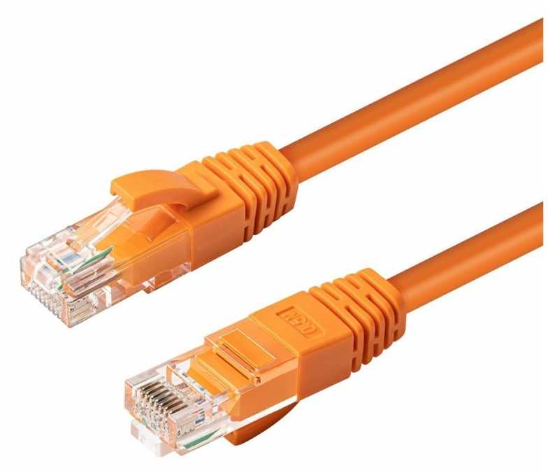 MicroConnect CAT6A UTP 30m Oranžinis LSZH