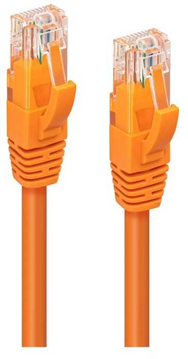 MicroConnect CAT6A UTP 30m Oranžinis LSZH
