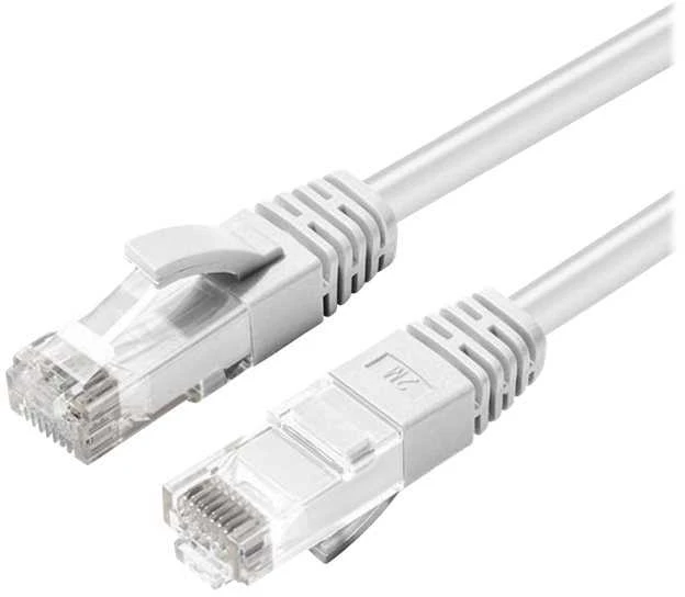 MicroConnect CAT6A UTP 7.5m Baltas LSZH