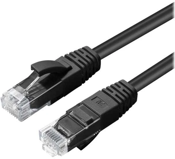 MicroConnect CAT6A UTP 7.5m Juodas LSZH