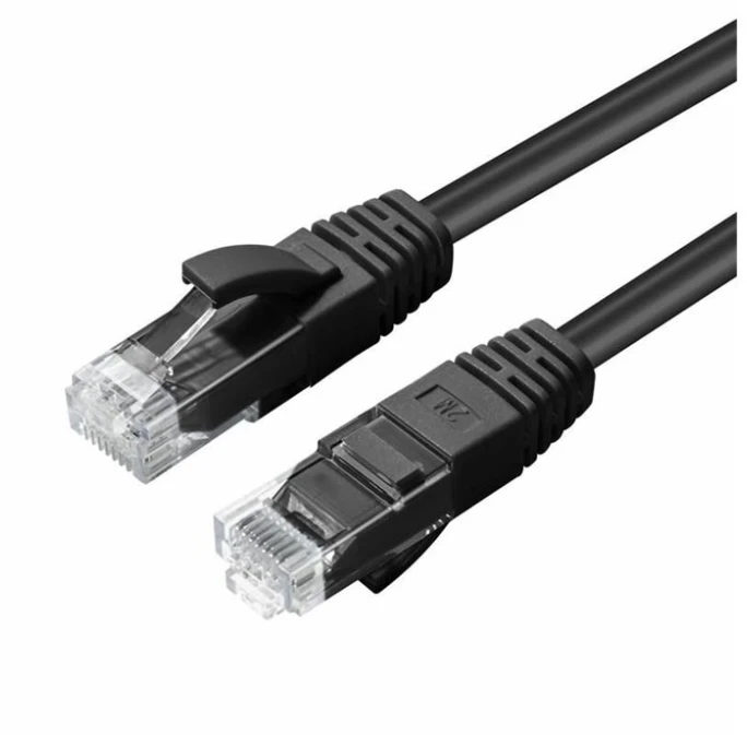„MicroConnect Microconnect MC-UTP6A0015S“ kabelis, juodos spalvos, 0,15 m, Cat6a U/UTP (UTP)