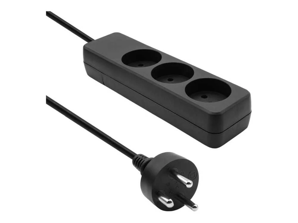 Microconnect MC-GRU0315DKB, 15 m, Type K, Type K, juodas, 3 kintamosios srovės lizdai, 1,47 kg