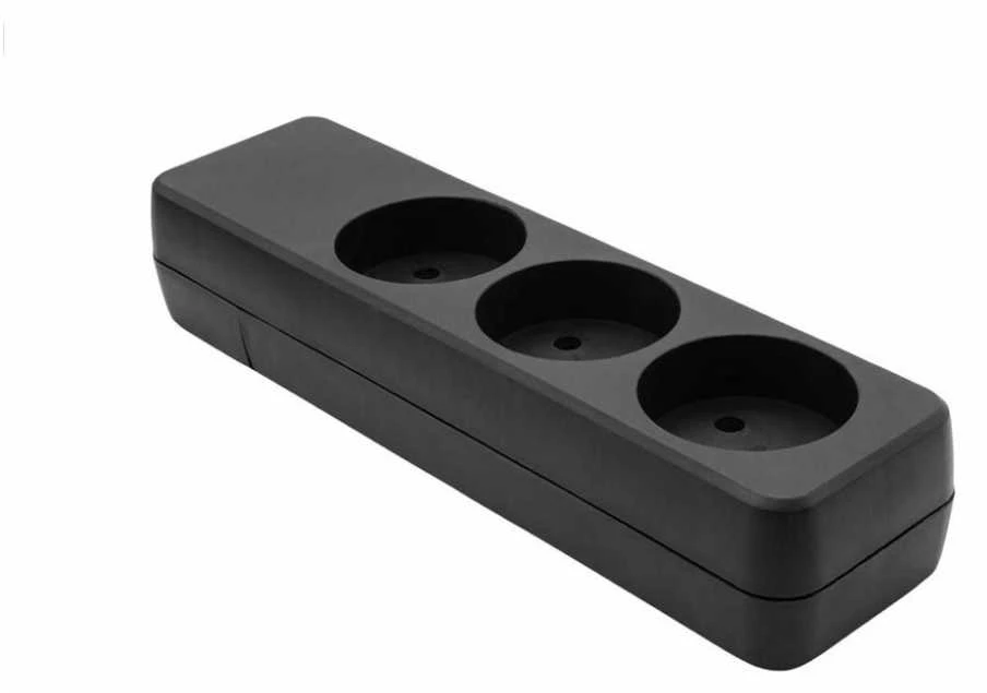 Microconnect MC-GRU0300DKB, Vidaus, Be kištuko, Juoda, 3 kintamosios srovės lizdai, 119 g, 120 g