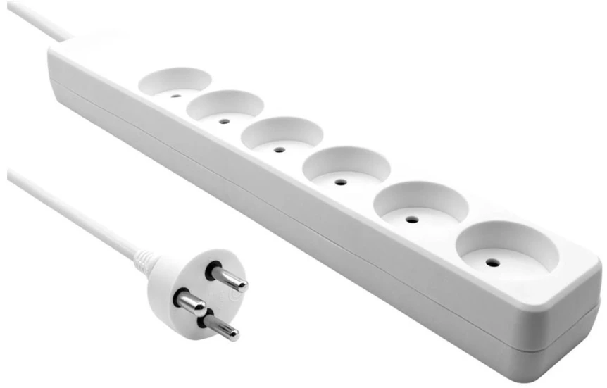 „Microconnect MC-GRU0615DKW“, 15 m, K tipas, K tipas, Balta, 6 kintamosios srovės lizdai, 1,57 kg