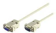 MicroConnect DB-9 - DB-9, 3m, Baltas (SCSEHN3)