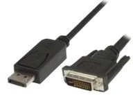 MicroConnect Port Kabelis MICRO_CONNEC Dipslay prievadas M, DVI M, 2m, zudas