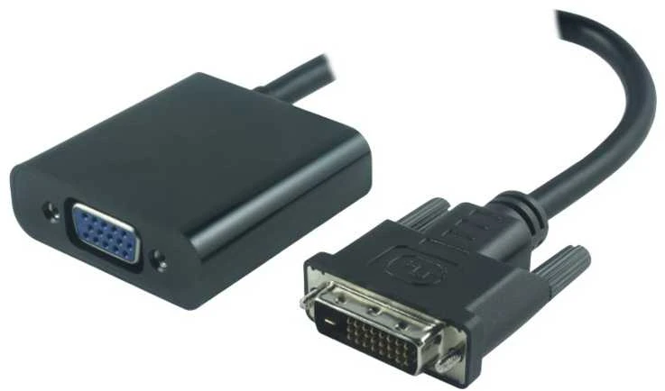 Adapteris AV MicroConnect DVI-D - D-Sub (VGA) juoda (DVIDVGA)