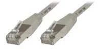 MicroConnect RJ-45 / RJ-45 kat.5e F / UTP Pilka 0,25 m (B-FTP50025)