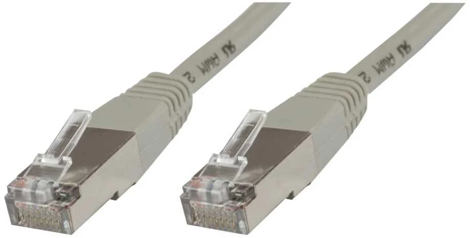 MicroConnect Patchcord CAT5e, 5m, pilka (STP505)