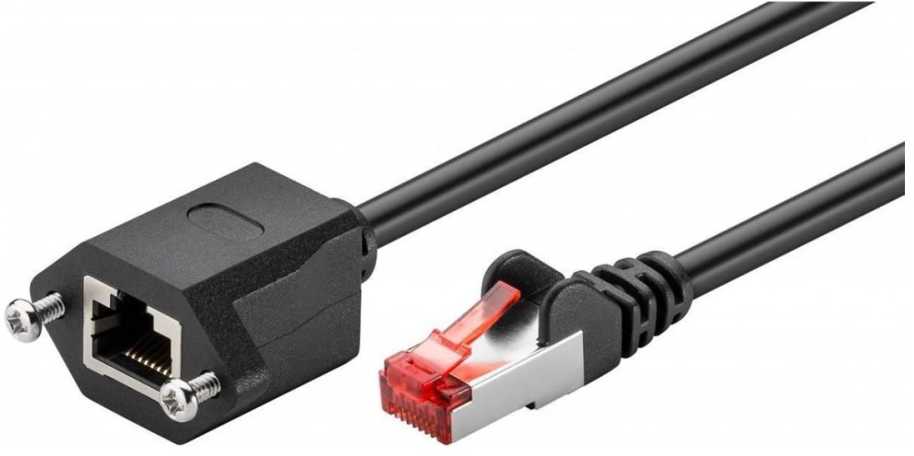 „MicroConnect Microconnect STP602SEXT“ kabelis, jungiamasis, Juodas, 2 m, Cat6 F/UTP (FTP)