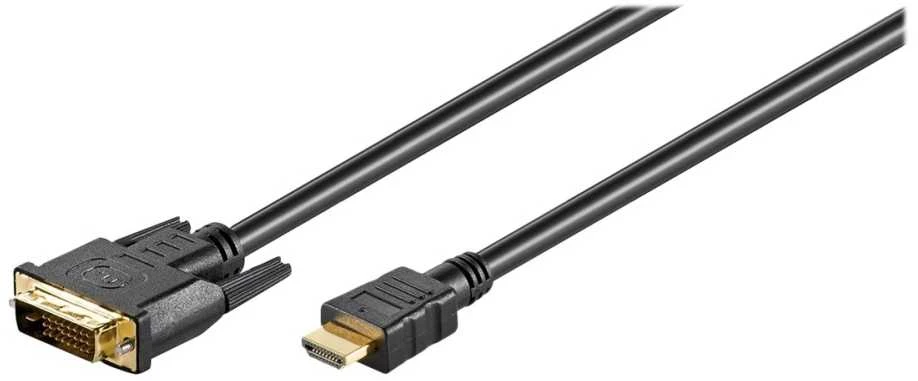 Kabelis MicroConnect HDMI - DVI-D 3m juoda (HDM192413)
