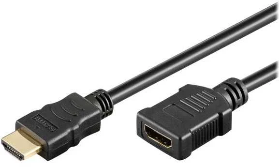 HDMI ilgintuvas 2m, kištukas ir lizdas