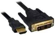 MicroConnect Kabelis MICRO_CONNEC HDMI M, DVI M, 2m, juodas HDM191812