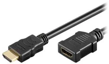 Kabelis MicroConnect HDMI – HDMI 0.5m juoda (HDM19190.5FV1.4)