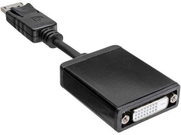 „InLine“ adapterio laidas, „DisplayPort“ lizdas su DVI-D lizdu – juodas