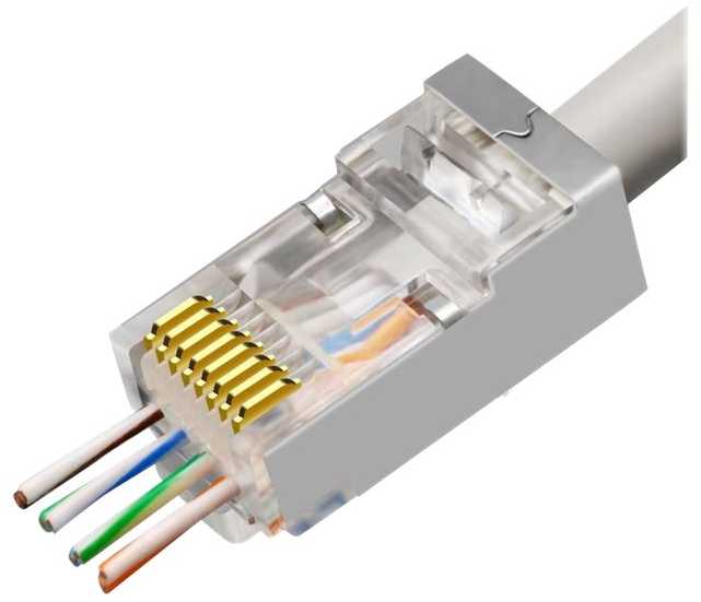 MicroConnect Microconnect KON506-50EZ RJ45 kištukas sidabrinis