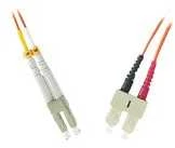 „MicroConnect Duplex LC/SC 50/125 µm OM3 1m“ (FIB422001)