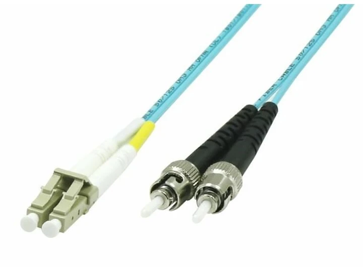 MicroConnect Šviesolaidinis pataisas LC/UPC - ST/UPC, OM3, LSZH, oranžinis, 10 m (FIB412010)