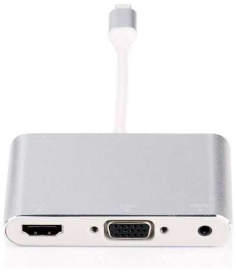 HUB USB MicroConnect Microconnect LIGHT-HUB4 huby i koncentratory Lightning 480 Mbit/s Sidabrinė