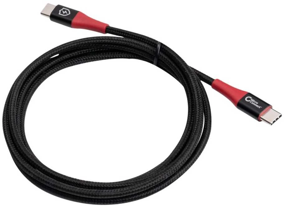 Kabelis USB MicroConnect USB-C - USB-C 1,5 m Juodas (Safe Charge USB-C to C Data)
