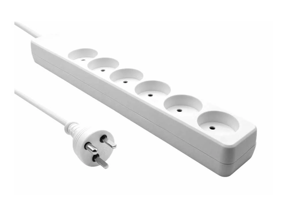 Microconnect MC-EDBGRU0615W, 15 m, Type K, Type K, Balta, 6 kintamosios srovės lizdai, 1.57 kg