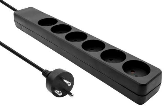 „Microconnect MC-GRU0610DKB“, 10 m, Vidaus sąlygoms, K tipas, K tipas, Tiesus, Juodas