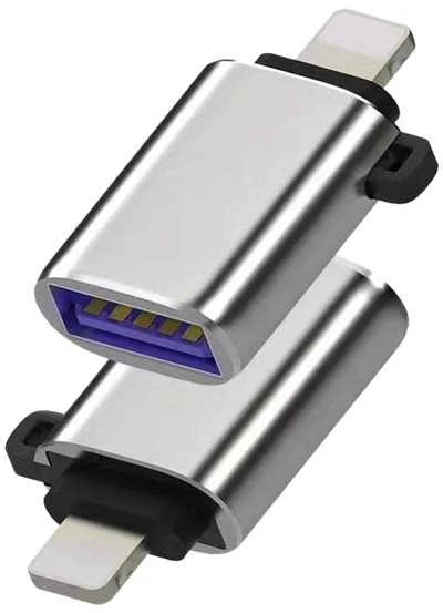 „Microconnect MC-LIGHTSUB3“, „Lightning“, USB A, sidabrinis