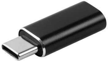 MicroConnect USB-C adapteris, juodas korpusas