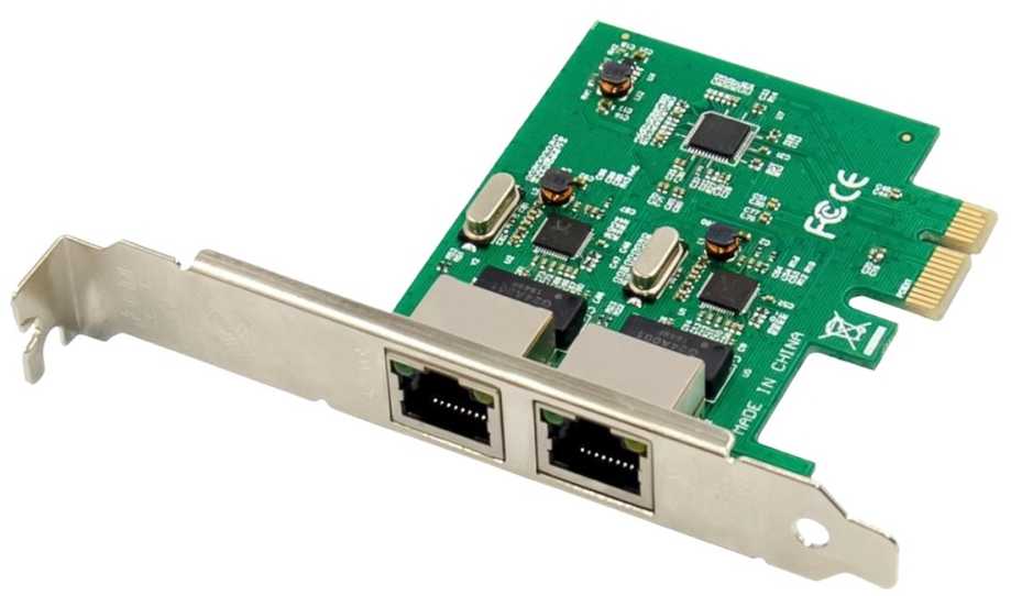 Kontroler MicroConnect PCI-E 8111F Dual-RJ45 Gigabit