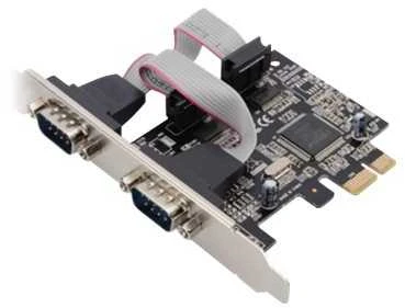 „MicroConnect PCIe x1“ valdiklis – 2x RS-232 (MC-PCIE-MCS2S)