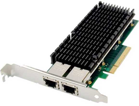 MicroConnect PCIe x8 dviguba RJ45 10GbE tinklo plokštė