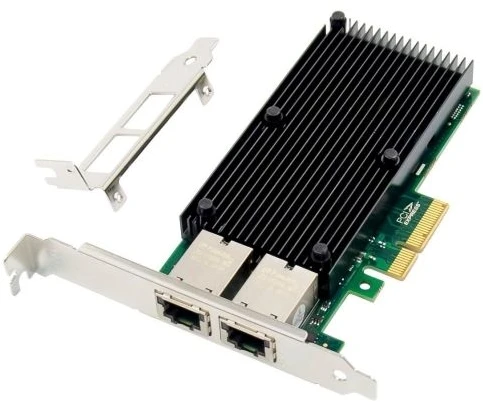 Tinklo plokštė MicroConnect Network Card PCIe x4 X550-T2