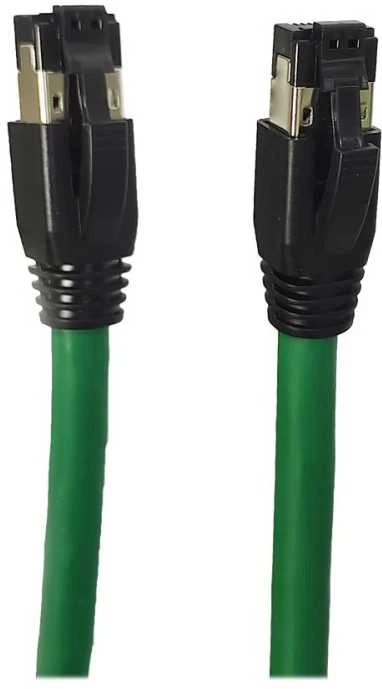 MicroConnect CAT8.1 S/FTP 0,25m Žalias LSZH