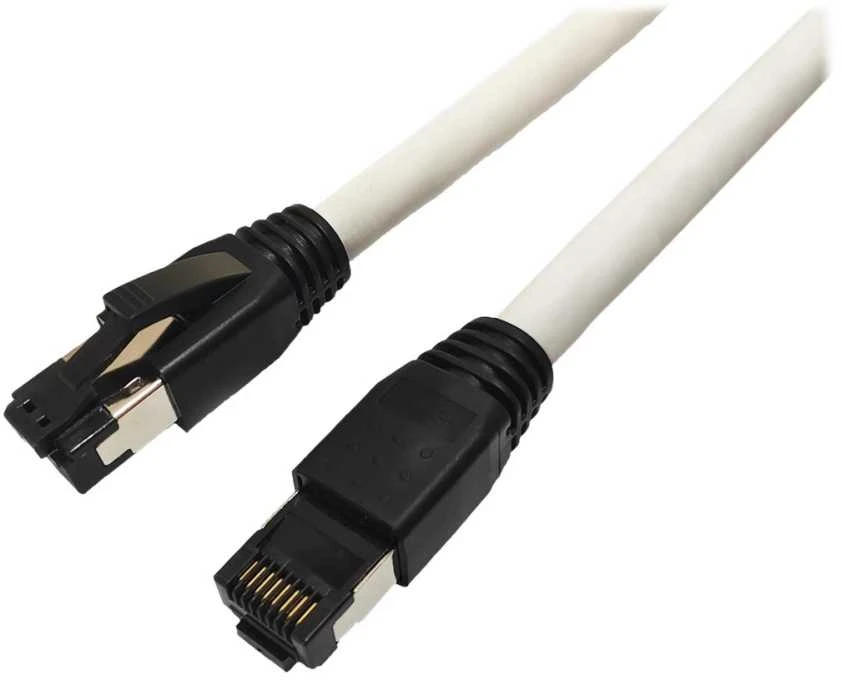 MicroConnect CAT8.1 S/FTP 0,50m Baltas LSZH