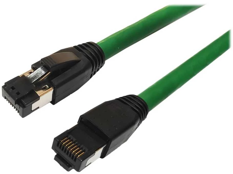 MicroConnect CAT8.1 S/FTP 10m Žalias LSZH