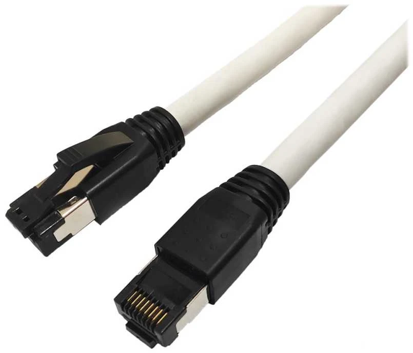 MicroConnect CAT8.1 S/FTP 10m Baltas LSZH