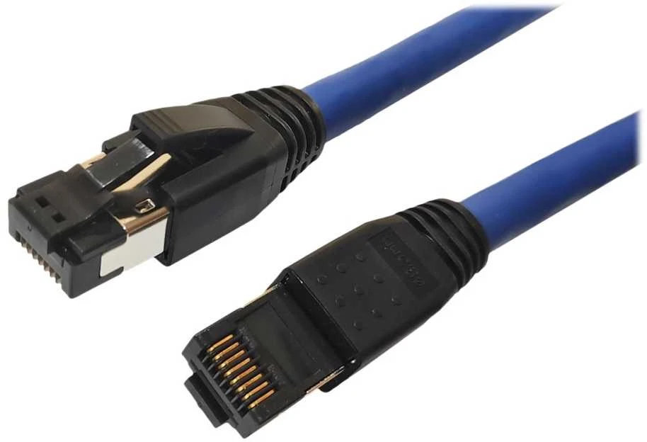 MicroConnect CAT8.1 S/FTP 1,5m Mėlyna LSZH