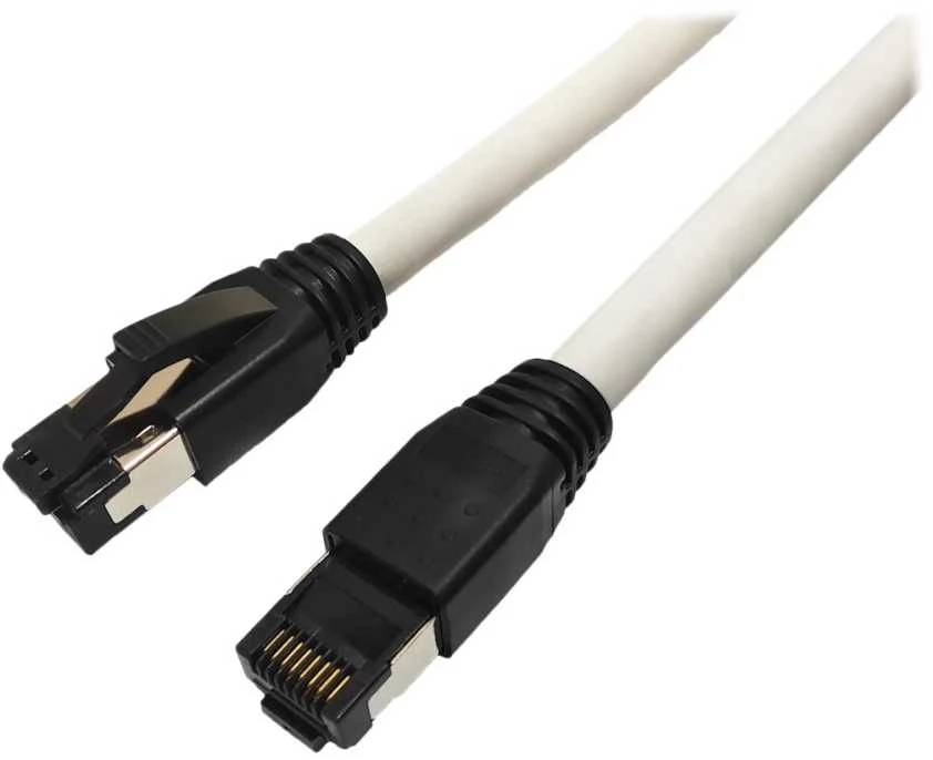MicroConnect CAT8.1 S/FTP 1,5m Baltas LSZH